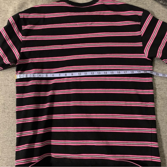 Black and pink stripped vans t-shirt. Medium. - Picture 2 of 4